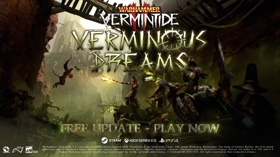 Warhammer: Vermintide 2 – Verminous Dreams – The Forsaken Temple Available Now