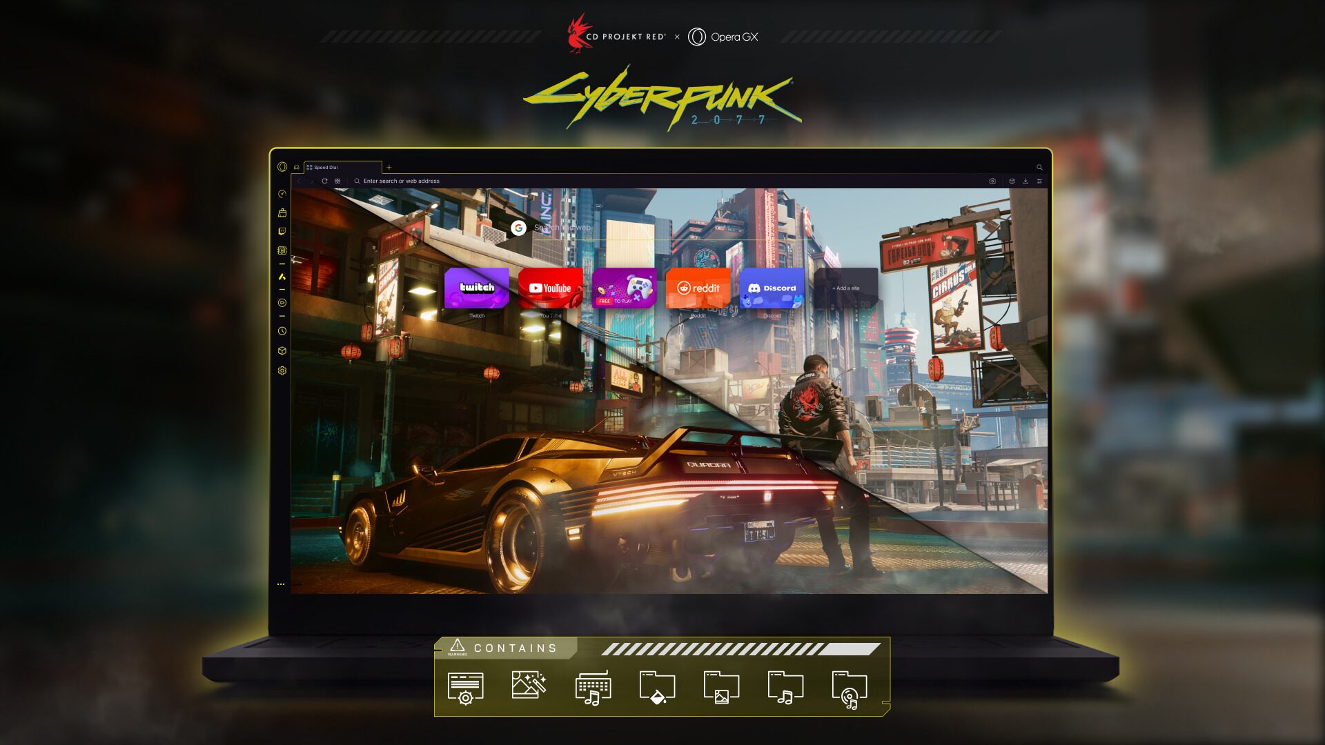 OperaGX ogłasza centrum Cyberpunk 2077