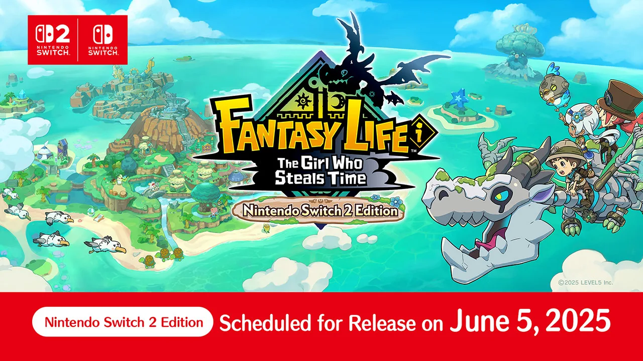 FANTASY LIFE i: The Girl Who Steals Time Comes to Switch 2