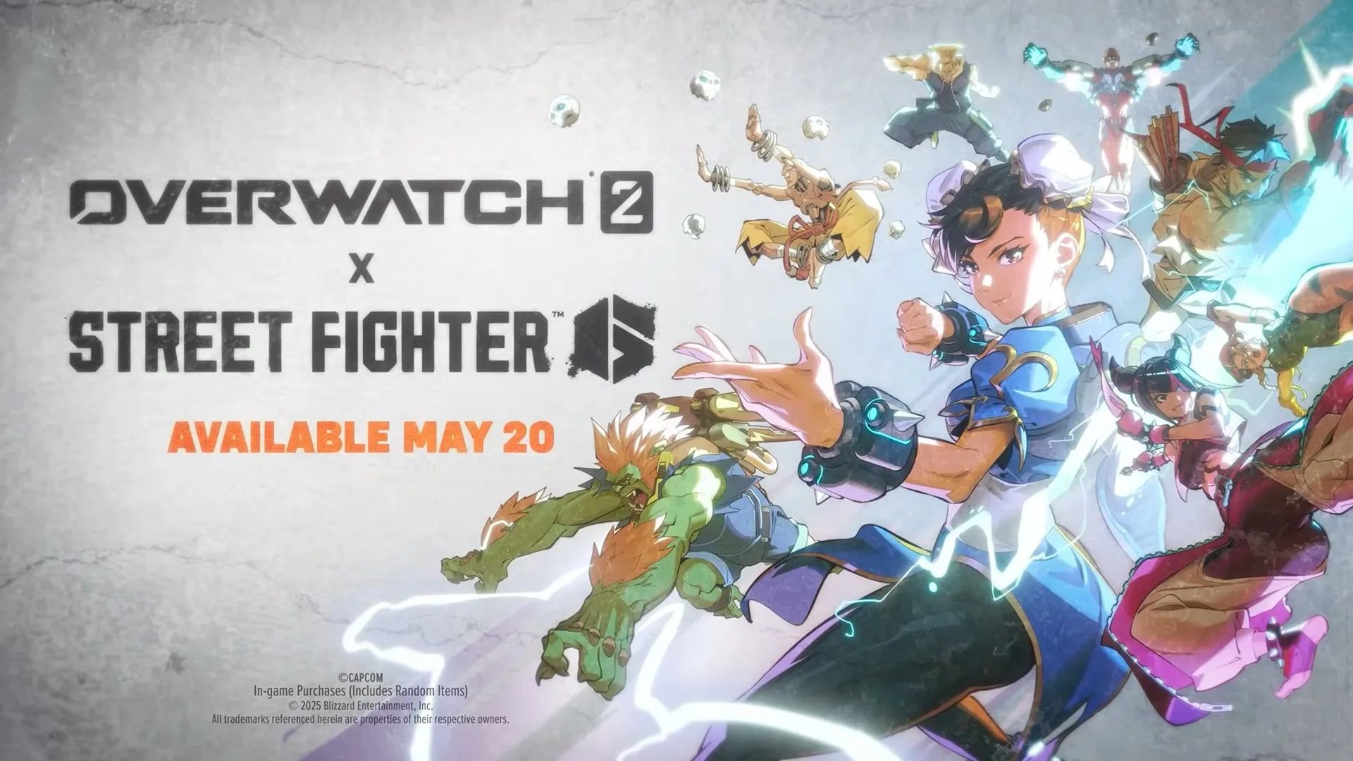 Overwatch 2 i Street Fighter 6 Współpraca Wydana zwiastun rozgrywki