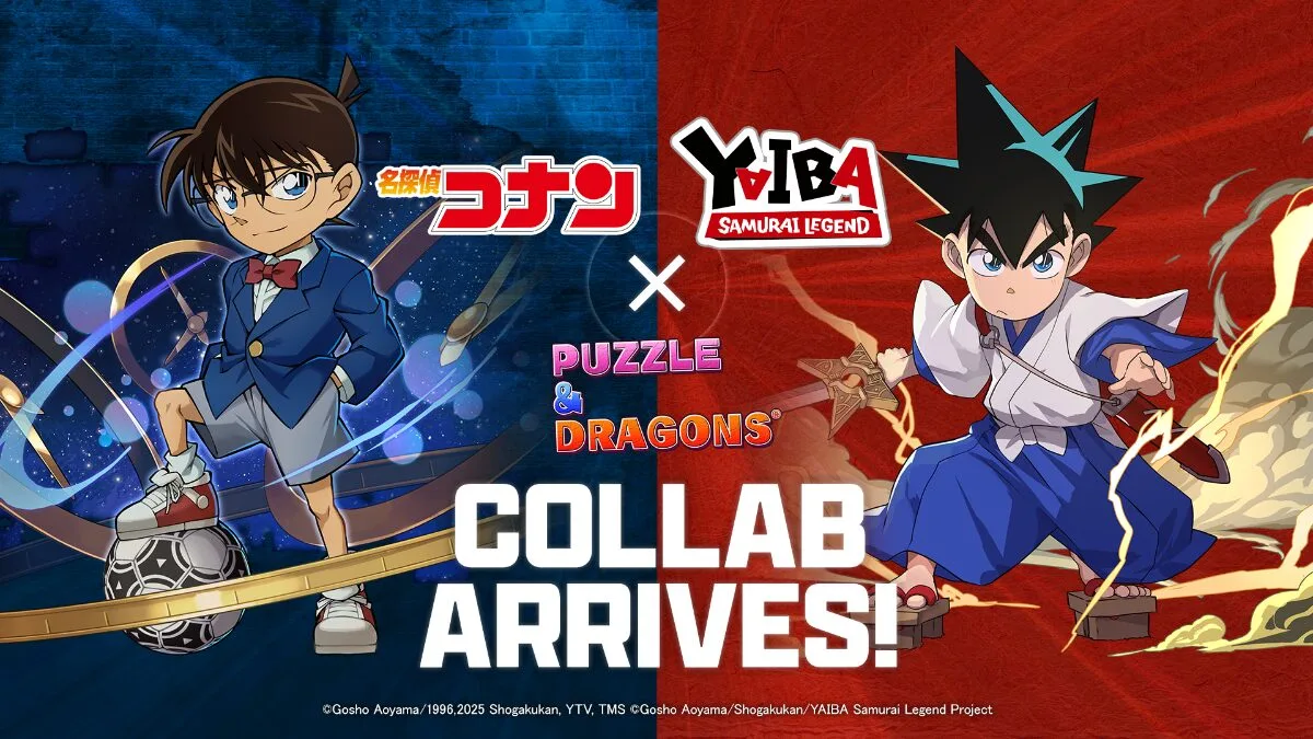 Puzzle & Dragons Collaborates With Case Closed and YAIBA: Samurai
