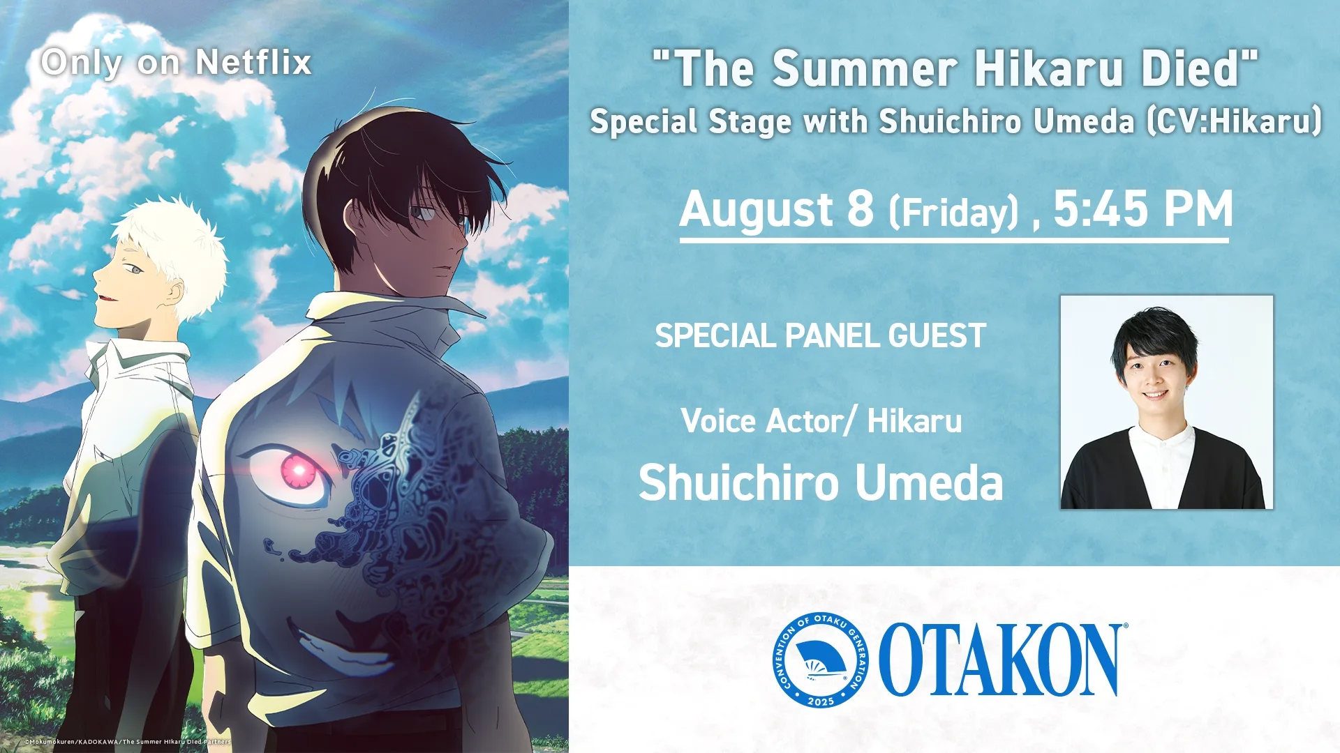 The Summer Hikaru Died Panel Announced for Otakon 2025